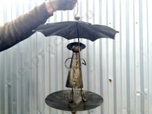Зонт металлический скульптура